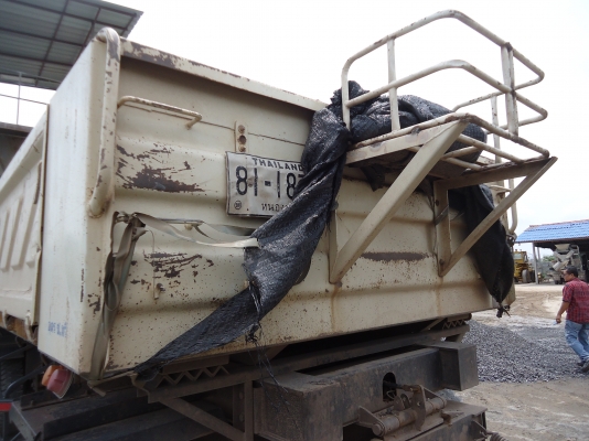 ขายหางพ่วงดั้มสามมิตรลอนเฉียง2เพลายาว6.2เมตรปี51