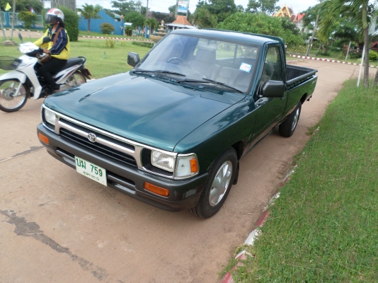 ขายรถกระบะโตโยต้าไมตี้เอ็กตอนเดียวปี39...สภาพสวยทั้งคันทั้งภายนอก/ภายใน....เครื่องดีแน่นๆครัชชีเดิมสวยไม่ผุสภาพพร้อมใช้งานไม่ต้องทำอะไรเพิ่ม.... เอกสารพร้อมโอน+ภาษีเต็ม... สีเขียวสวยๆ+ยางใหม่4เส้น+แอร์เย็นจัด+แบตเตอรี่ใหม่+เทปชีีดี+แม๊กไลเนอน์ใหม่+ล้อแม็ก