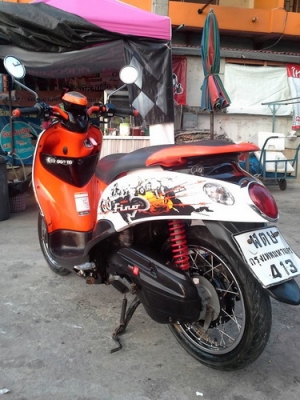 Fino เกย์เดียว เครื่องเดิมสนิท รถสวยตามสภาพ ราคาถูกครับ