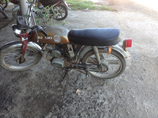 ขายรถจักยานยนต์ Suzaki A 100 สีส้ม