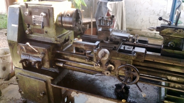 แท่นกลึง ต้าชิง 500 A  เกียร์บล็อก 3 เพลา พร้อมใช้งาน 65,000