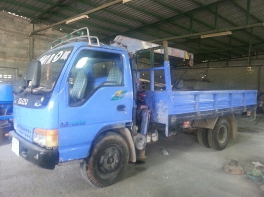 ขายISUZU NPR120แรง ฝาขาวติดเครน 2.5t เครื่องดี แคชซีสวย เอกสารพร้อมโอน