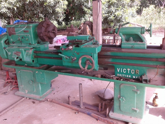 ขายเครื่องกลึงขนาด7ฟุต3เพลา สภาพพร้อมใช้งารสภาพสวย