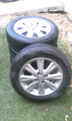 ล้อแม็ก 4 รู ขอบ 15 ของโตโยต้ายาริสแท้