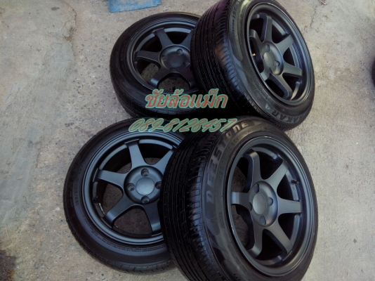 te37งาน warrstoen 15/4/100หน้า8หลัง9พร้อมยาง 185-55-15-195-55-