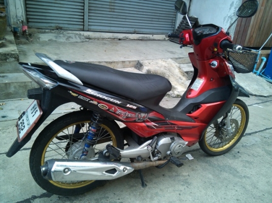 สตาร์ทมือ125 Suzuki shogun สีแดง เครื่องดี วิ่งน้อย  ร้อนเงิน