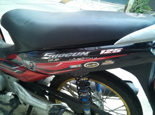 สตาร์ทมือ125 Suzuki shogun สีแดง เครื่องดี วิ่งน้อย  ร้อนเงิน