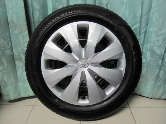 ขายยางติดป้ายแดง Vios ขนาด 185 60R 15 พร้อมกะทะขอบ 15 ปี 14