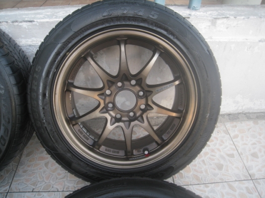 ขายล้อแม็ก CE28 15"x6.5" พร้อมยางปี12 สนใจติดต่อเล็กคลองสามครับ 081-3747940