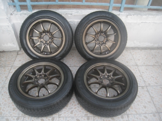 ขายล้อแม็ก CE28 15"x6.5" พร้อมยางปี12 สนใจติดต่อเล็กคลองสามครับ 081-3747940