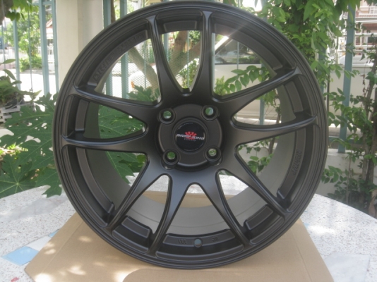 ขายล้อแม็กใหม่ ลาย work emotion 15"x8" et20 4 รู 100 สีดำด้าน สนใจติดต่อเล็กคลองสามครับ 081-3747940