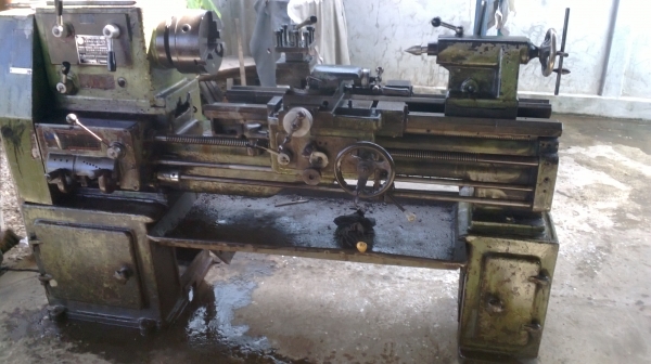 แท่นกลึง ต้าชิง 500 A  เกียร์บล็อก 3 เพลา พร้อมใช้งาน 65,000