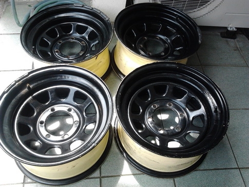 ล้อกะทะ Rock 6รู ขอบ16 กว้าง8 ออฟ-10 ล้อกะทะ Rock 6รู ขอบ16 กว้าง8 ออฟ-10