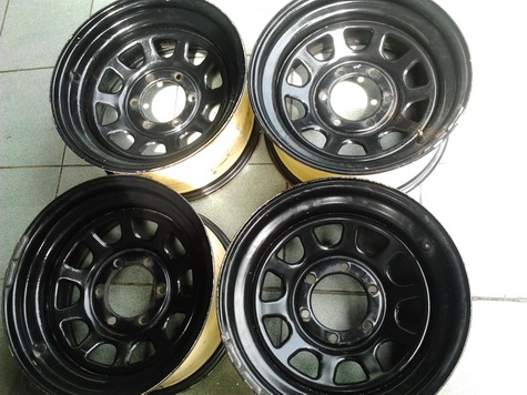 ล้อกะทะ Rock 6รู ขอบ16 กว้าง8 ออฟ-10 ล้อกะทะ Rock 6รู ขอบ16 กว้าง8 ออฟ-10