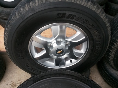 ขายล้อแม็กChevrolet trail blazer ขอบ16 นิ้วพร้อมยางปี11 4 ล้อ