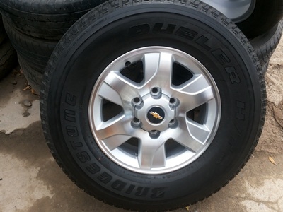 ขายล้อแม็กChevrolet trail blazer ขอบ16 นิ้วพร้อมยางปี11 4 ล้อ