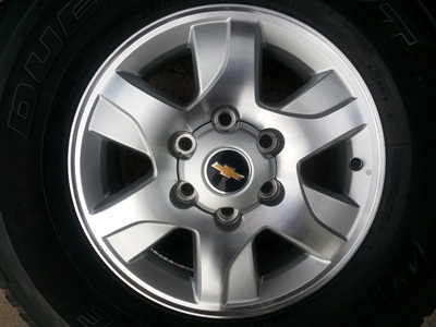 ขายล้อแม็กChevrolet trail blazer ขอบ16 นิ้วพร้อมยางปี11 4 ล้อ