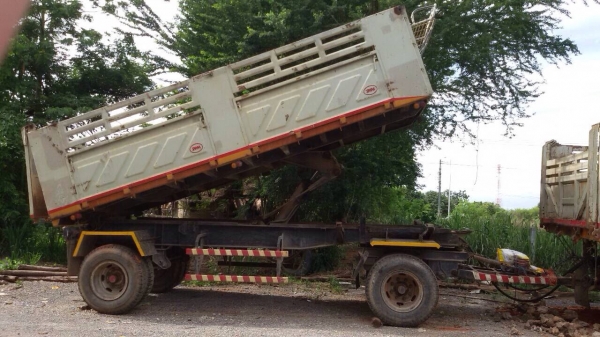 ขายรถพ่วงสิบล้อ HINO 3M เครื่องเดิม M10C-240 แรง ดัมพ์แม่ลูก ทะเบียนพร้อม