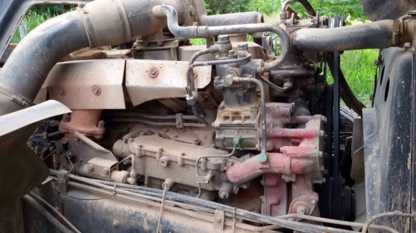 ขายรถพ่วงสิบล้อ HINO 3M เครื่องเดิม M10C-240 แรง ดัมพ์แม่ลูก ทะเบียนพร้อม