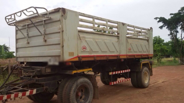 ขายรถพ่วงสิบล้อ HINO 3M เครื่องเดิม M10C-240 แรง ดัมพ์แม่ลูก ทะเบียนพร้อม