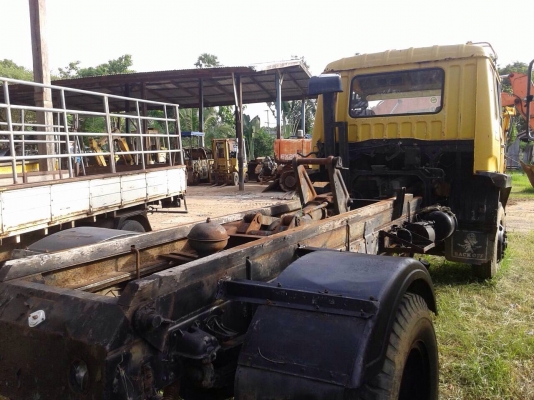 ขายรถหกล้อหัวแชสซี MITSUBISHI FK455H เครื่อง 6D14-160 แรง ทะเบียนแจ้งจอด รถวิ่งได้