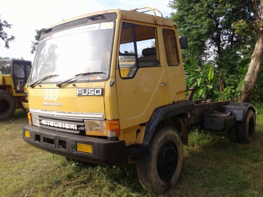 ขายรถหกล้อหัวแชสซี MITSUBISHI FK455H เครื่อง 6D14-160 แรง ทะเบียนแจ้งจอด รถวิ่งได้