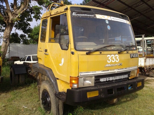 ขายรถหกล้อหัวแชสซี MITSUBISHI FK455H เครื่อง 6D14-160 แรง ทะเบียนแจ้งจอด รถวิ่งได้