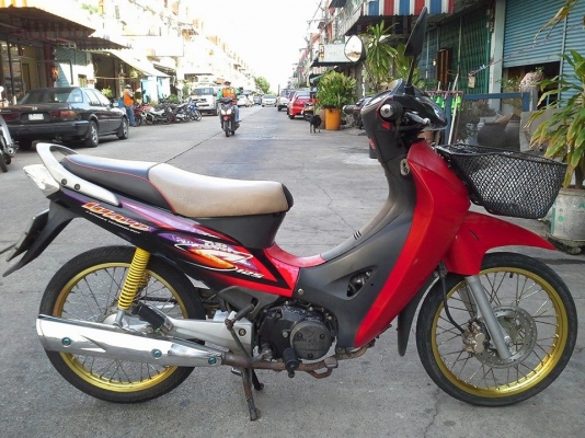 Wave 125 s ubox กุญแจ 2 ชั้น ปี 50 สีแดง ดำ รถบ้าน เครื่องเดิม แน่นๆ มีเล่ม เอกสารพร้อม