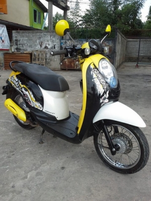 ขาย Scoopy-i ลาย Active Boy รถปี55 หัวฉีดประหยัดน้ำมัน สวยๆราคาถูกๆ