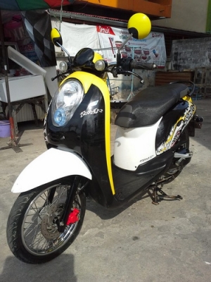 ขาย Scoopy-i ลาย Active Boy รถปี55 หัวฉีดประหยัดน้ำมัน สวยๆราคาถูกๆ
