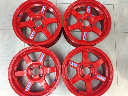 ล้อ TE37 15x7 et35 สีเดิม สภาพมือ1 ชุดละ 8,800 บาท