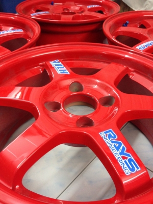 ล้อ TE37 15x7 et35 สีเดิม สภาพมือ1 ชุดละ 8,800 บาท ล้อ TE37 15x7 et35 สีเดิม สภาพมือ1 ชุดละ 8,800 บาท