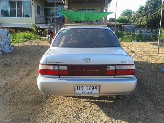 ขาย TOYOTA corolla 1.6 GXi ปี 96 AUTO LPG ลงเล่มแล้ว ขาย TOYOTA corolla 1.6 GXi ปี 96 AUTO LPG ลงเล่มแล้ว