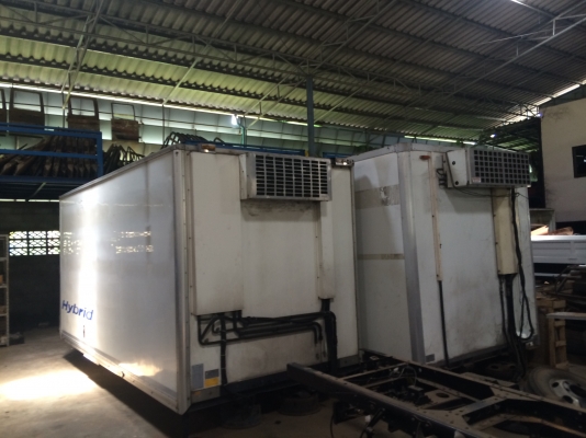 ขายตู้เย็นถอดจากรถ 6 ล้อ ขนาดกว้าง 205 ซม ยาว 450 ซม มือสองจากญี่ปุ่น