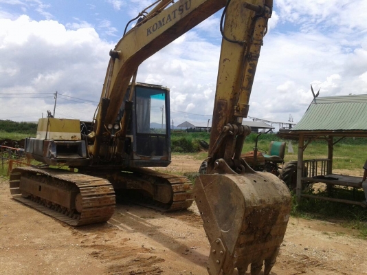 KOMATSU PC120-3 เครื่องดี ปั๊มแรง ลอเลอร์7ลูก ช่วงล่างใช้ได้ ราคาคุยได้ 087-2976734