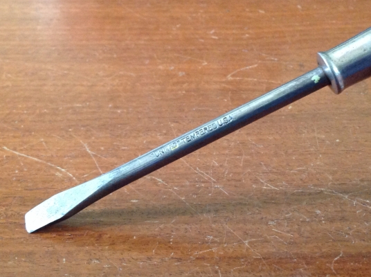 ขายไขควงด้ามไม้ Vintage Stanley &amp; United Tempered U.S.A. แพคคู่