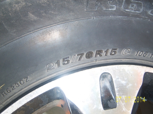 แม็ก ขอบ 15  6 รู พร้อมยาง 215 70 15