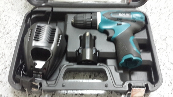 สว่านไร้สาย BOLID แรงปรับรอบได้ ใช้แบต LITHIM ION