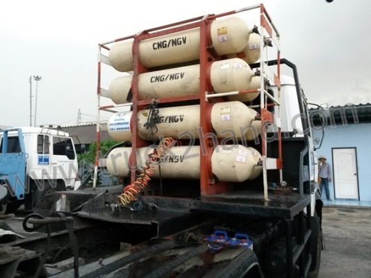 หัวลาก HINOรุ่น FR289B 285แรง ติดก๊าซCNG 2 เพลา