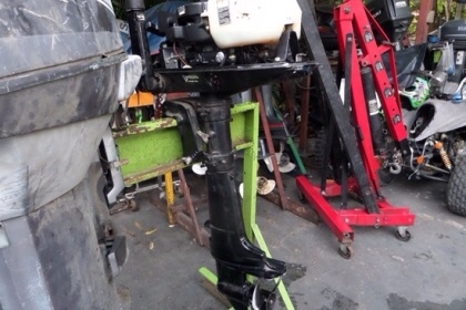 ขายเรือปิเนียม LANDUA 12 ฟุต พร้อมเครื่อง MERCURY 5 แรง นำเข้าจากญี่ปุ่น ราคา 42,000