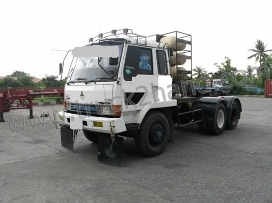 รถหัวลาก MITSUBISHI รุ่นFN527Mเทอร์โบ ติดCNG 2เพลา