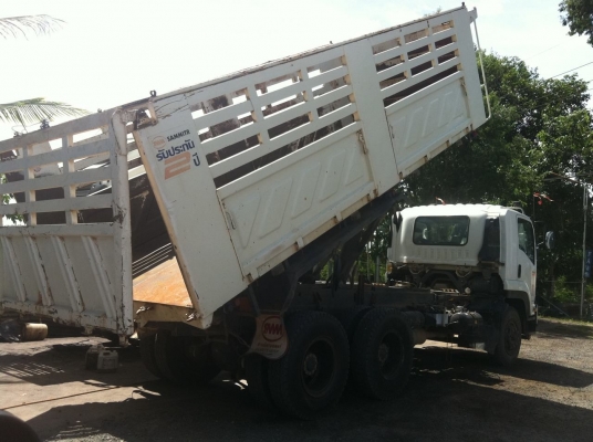 ISUZU FVZ 2 เพลา  240 แรงม้า กระบะดั๊มพ์ 3 มิตร