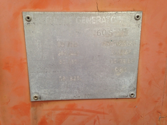 ขายเครื่องปั่นไฟ Airman 60 Kva