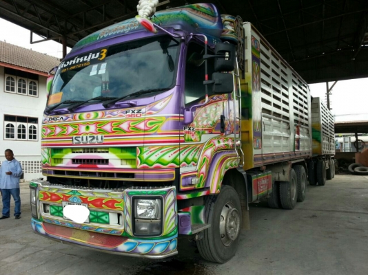 ขายรถISUZU 360HP ปี 52 ดั๊มเกษตร แม่-ลูก