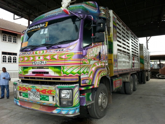 ขายรถISUZU 360HP ปี 52 ดั๊มเกษตร แม่-ลูก