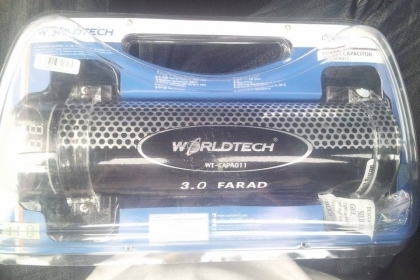 คาปา ยี่ห้อ worldtech 3.0farad ของใหม่มือ1 700บาท