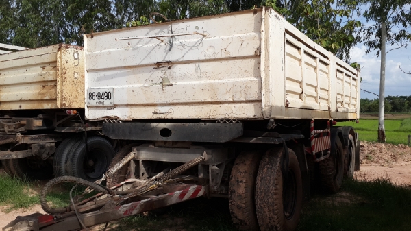 ขายด่วนลูกพ่วงดั้มสามเพลายัดสภาพช่วงล่างคัชซีสวยสุดๆราคาโคตรถูกเลยโทร0843923995