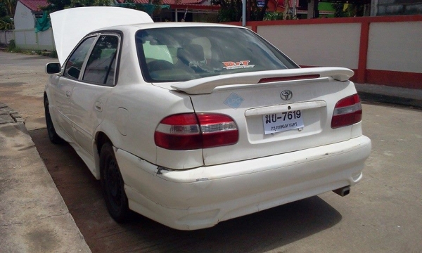 ขาย เก๋ง Toyota เครือง1.6 ติดแก็ส รถเดิมสวยๆ ขายตัดคับ ซื้อได้เท่าไรว่ามา แบ่งกันทำกินคับ ขับกลับได้เลย