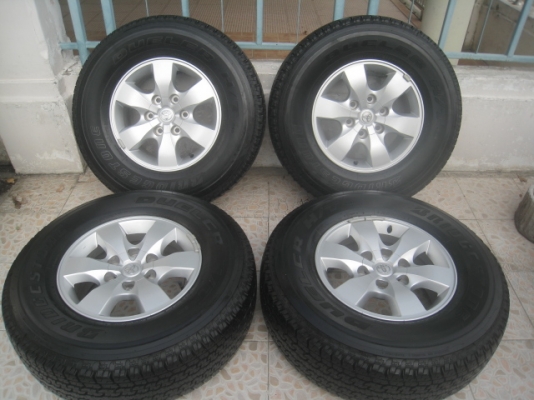 ขายล้อแม็ก vigo 16" 6 รู 139.7 พร้อมยางปี13 สนใจติดต่อเล็กคลองสามครับ 081-3747940 ขายล้อแม็ก vigo 16" 6 รู 139.7 พร้อมยางปี13 สนใจติดต่อเล็กคลองสามครับ 081-3747940