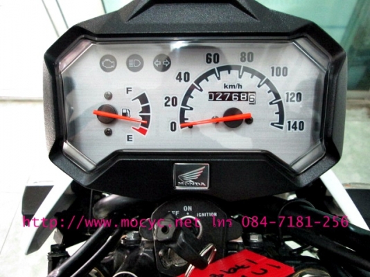 ZOOMER สีขาว ไมล์ 2 พันโล รถเดือน ก.ย. ปี 2556  ของแถม 3 รายการ 41900